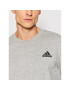 adidas Тишърт Essentials Embroidered Small Logo GK9641 Сив Regular Fit - Pepit.bg