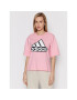 adidas Performance Тишърт Essentials Logo HC9184 Розов Loose Fit - Pepit.bg