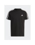 adidas Тишърт Essentials Single Jersey 3-Stripes T-Shirt IC9334 Черен Regular Fit - Pepit.bg