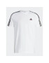 adidas Тишърт Essentials Single Jersey 3-Stripes T-Shirt IC9343 Бял Regular Fit - Pepit.bg