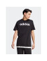 adidas Тишърт Essentials Single Jersey Linear Embroidered Logo T-Shirt IC9274 Черен Regular Fit - Pepit.bg