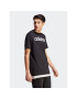 adidas Тишърт Essentials Single Jersey Linear Embroidered Logo T-Shirt IC9274 Черен Regular Fit - Pepit.bg