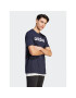 adidas Тишърт Essentials Single Jersey Linear Embroidered Logo T-Shirt IC9275 Син Regular Fit - Pepit.bg