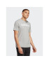 adidas Тишърт Essentials Single Jersey Linear Embroidered Logo T-Shirt IC9277 Сив Regular Fit - Pepit.bg