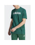 adidas Тишърт Essentials Single Jersey Linear Embroidered Logo T-Shirt IJ8658 Зелен Regular Fit - Pepit.bg