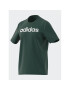 adidas Тишърт Essentials Single Jersey Linear Embroidered Logo T-Shirt IJ8658 Зелен Regular Fit - Pepit.bg