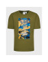 adidas Тишърт Graphic Camo HK5158 Зелен Regular Fit - Pepit.bg