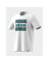 adidas Тишърт HY1338 Бял Regular Fit - Pepit.bg