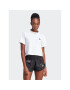 adidas Тишърт IA3161 Бял Loose Fit - Pepit.bg