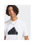 adidas Тишърт IN1623 Бял Loose Fit - Pepit.bg