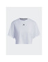 adidas Тишърт Studio T-Shirt IB8564 Бял Loose Fit - Pepit.bg