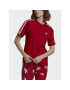 adidas Тишърт THEBE MAGUGU HK5209 Червен Regular Fit - Pepit.bg