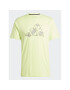adidas Тишърт Train Essentials Seasonal Training Graphic IJ9602 Жълт Regular Fit - Pepit.bg