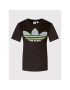 adidas Тишърт Trefoil HB9435 Черен Regular Fit - Pepit.bg