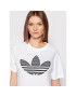 adidas Тишърт Trefoil HB9436 Бял Regular Fit - Pepit.bg