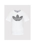 adidas Тишърт Trefoil HB9436 Бял Regular Fit - Pepit.bg