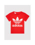 adidas Тишърт Trefoil HC1970 Червен Regular Fit - Pepit.bg