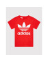 adidas Тишърт Trefoil HC9586 Червен Regular Fit - Pepit.bg