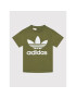 adidas Тишърт Trefoil HD2005 Зелен Regular Fit - Pepit.bg