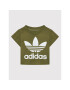 adidas Тишърт Trefoil HE2191 Зелен Regular Fit - Pepit.bg