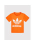 adidas Тишърт Trefoil HK7514 Оранжев Regular Fit - Pepit.bg