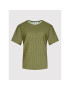 adidas Тишърт Two-Colored Ribbed HF2096 Зелен Regular Fit - Pepit.bg