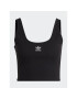 adidas топ Adicolor Essentials Rib Tank Top IB7324 Черен Slim Fit - Pepit.bg