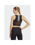 adidas топ AEROREADY Hyperglam Crop Tank Top IB2310 Черен - Pepit.bg