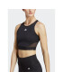 adidas топ AEROREADY Hyperglam Crop Tank Top IB2310 Черен - Pepit.bg