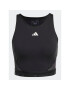 adidas топ AEROREADY Hyperglam Crop Tank Top IB2310 Черен - Pepit.bg