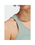 adidas топ Lounge Rib Tank Top IC8757 Зелен Fitted Fit - Pepit.bg