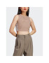 adidas топ Tank Top IQ3404 Кафяв - Pepit.bg