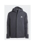 adidas Преходно яке 3-Stripes IP2537 Черен Regular Fit - Pepit.bg