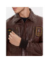 Aeronautica Militare Кожено яке 232PN924PL147 Кафяв Regular Fit - Pepit.bg