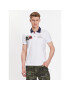 Aeronautica Militare Тениска с яка и копчета 231PO1693J595 Бял Regular Fit - Pepit.bg