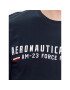 Aeronautica Militare Тишърт 231TS1942J538 Тъмносин Regular Fit - Pepit.bg