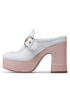 AGL Чехли Sista Moc D244011PCPLUME0106 Бял - Pepit.bg