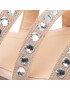 AGL Сандали Crystal Flat D667034PCKG085F643 Розов - Pepit.bg