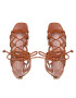 Alberta Ferretti Сандали 22152A6339 8002 Кафяв - Pepit.bg