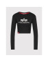 Alpha Industries Блуза Basic Cropped 116076 Черен Slim Fit - Pepit.bg