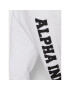 Alpha Industries Долнище анцуг Big Letters 126343 Бял Regular Fit - Pepit.bg