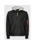 Alpha Industries Яке бомбър Hood 196108 Черен Regular Fit - Pepit.bg