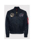 Alpha Industries Яке бомбър Nasa 166107LP Тъмносин Slim Fit - Pepit.bg