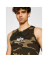 Alpha Industries Мъжки топ Basic Camo 126566C Зелен Regular Fit - Pepit.bg