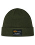 Alpha Industries Шапка Crew Beanie 128924 Зелен - Pepit.bg