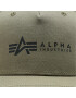 Alpha Industries Шапка с козирка 126912 Зелен - Pepit.bg