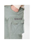 Alpha Industries Шорти от плат Crew 176203 Зелен Slim Fit - Pepit.bg