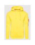 Alpha Industries Суитшърт 118336 Жълт Regular Fit - Pepit.bg