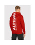 Alpha Industries Суитшърт Back Print 178318 Червен Regular Fit - Pepit.bg