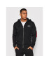 Alpha Industries Суитшърт Back Print Zip 128342 Черен Regular Fit - Pepit.bg